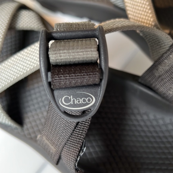 Almost New Gray Strap Chaco Z/2 Womens Sandals - Size 8 MADE IN USA - Picture 6 of 15